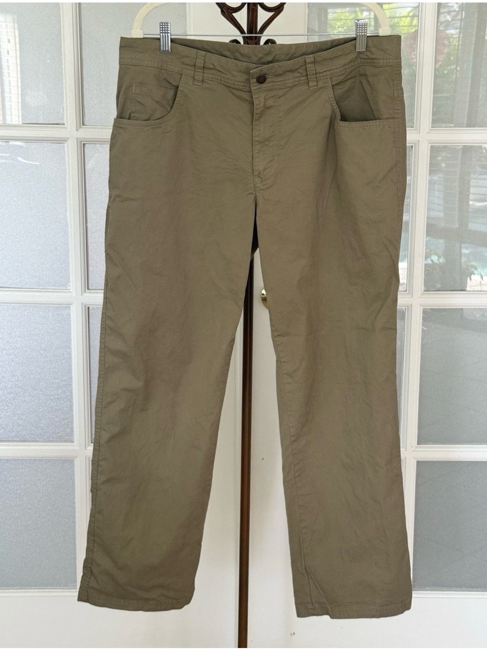 Columbia Sportswear Men’s Tan Stretch Hiking Pants 36x30 Outdoor Casual Travel